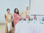 Sri Ramen Deka, Hon’ble Vice Chairman handed over demand draft to the Principal of Rangia College